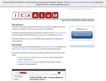 Tablet Screenshot of ica-atom.org